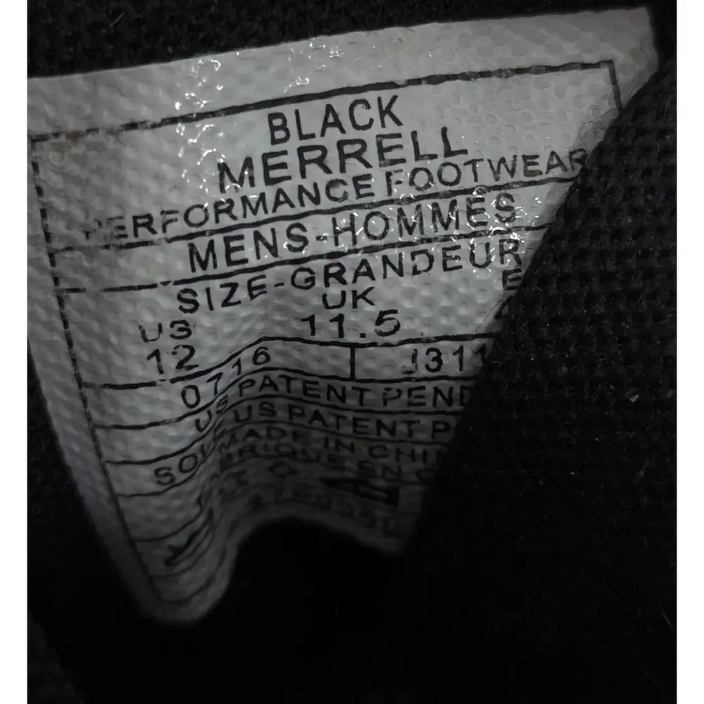 Mens Merrell Trekking Vego Mid Leather‎ Waterproof Black Boots J311538C Size 12
